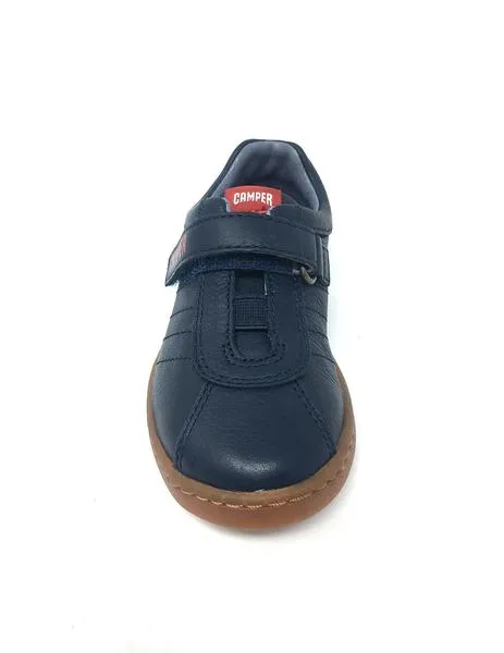 zapato azul camper velcro