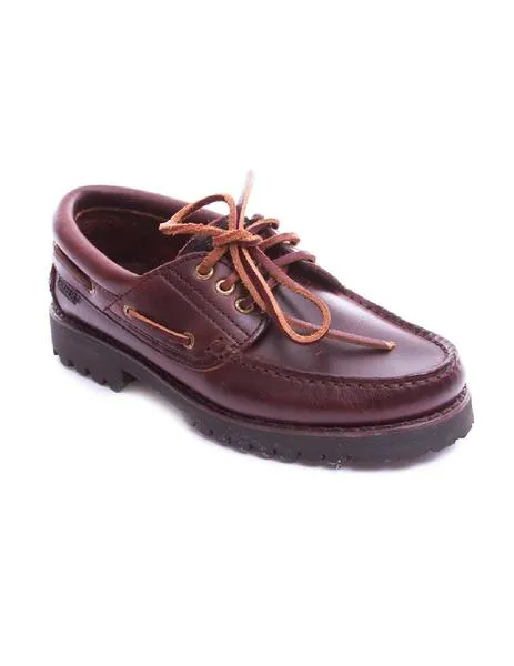 zapato camper nautico marron