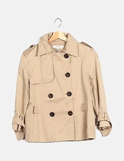 Zara Chaqueta abotonada beige