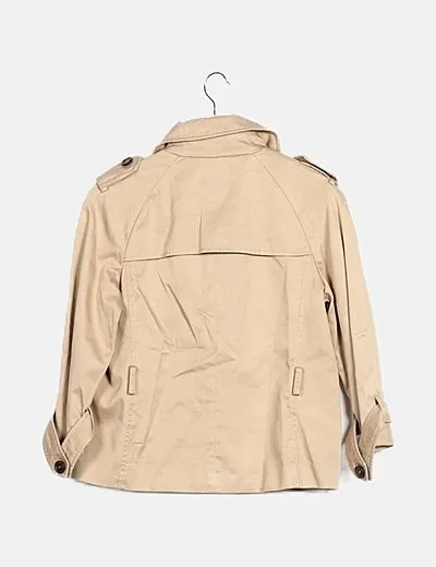 Zara Chaqueta abotonada beige