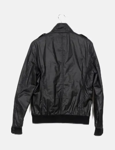 Zara Chaqueta biker negra